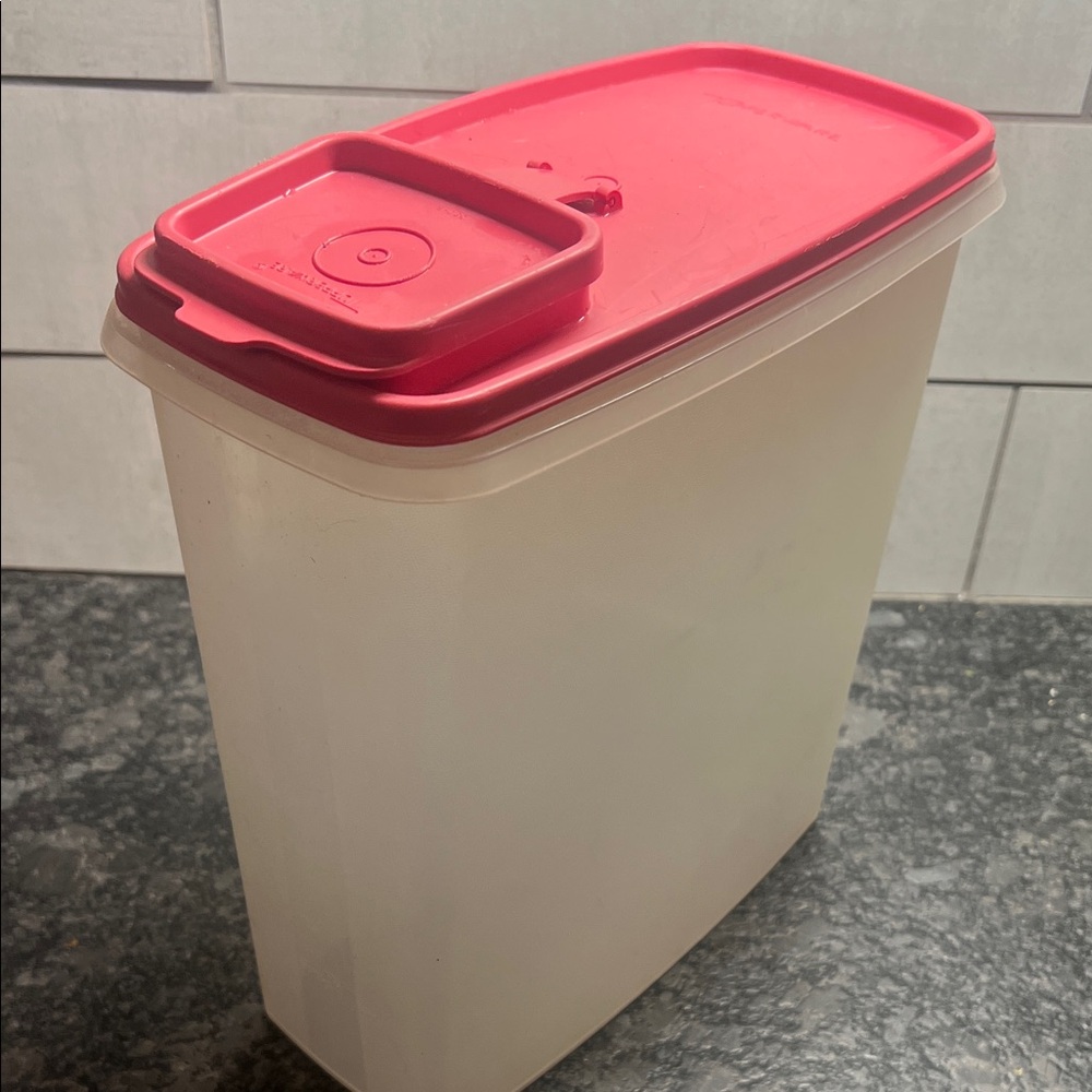 Red Airtight Kitchen Storage Container